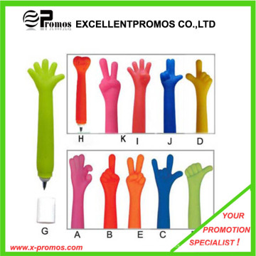 Promoción Publicidad Grande mano dedo forma plástica bolígrafo (EP-6-AG)
